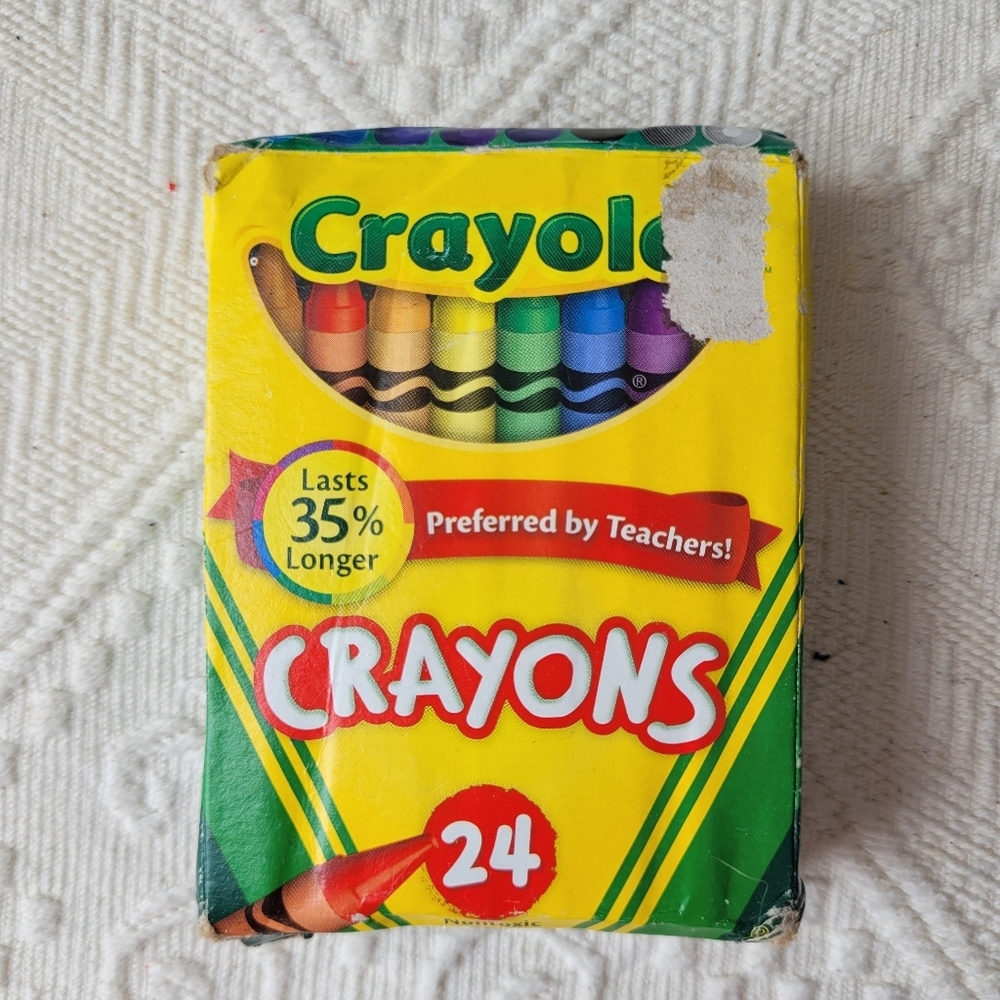 CRAYOLA CRAYONS 24 PACK 2014 Including DANDELION